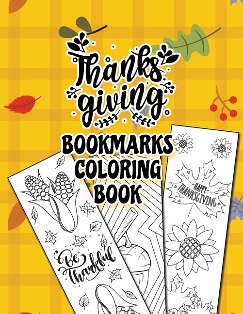 Couverture_Thanksgiving Bookmarks Coloring Book