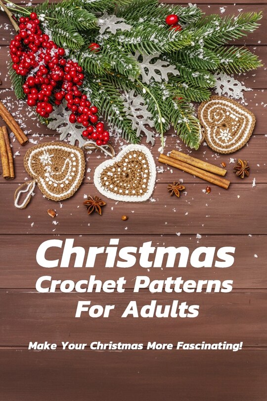 Front cover_Christmas Crochet Patterns For Adults