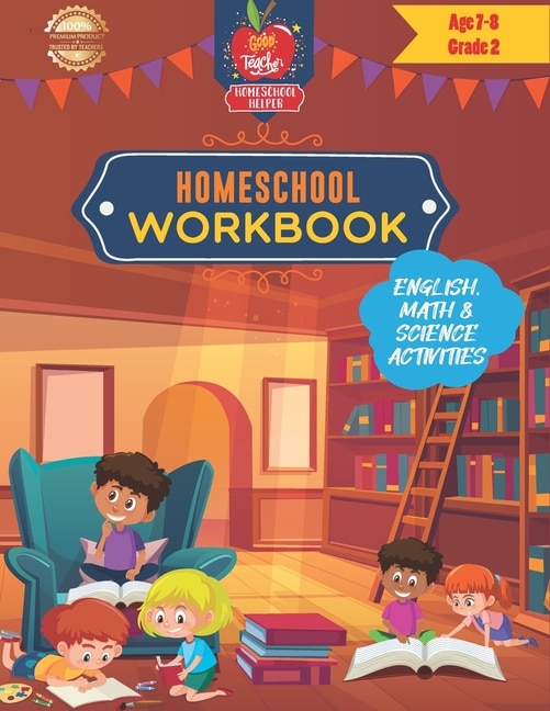 Front cover_Homeschool Workbook Age 7-8 Grade 2