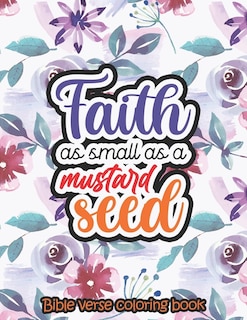 Front cover_Faith as small as a mustard seed - Bible verse coloring book