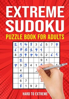 Front cover_Extreme Sudoku Puzzle Book for Adults