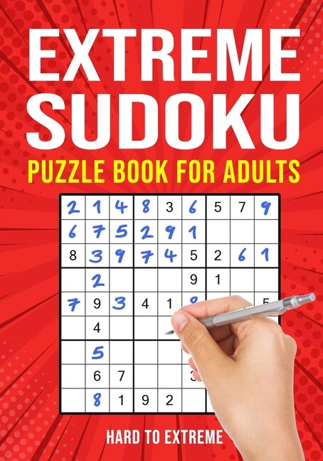 Front cover_Extreme Sudoku Puzzle Book for Adults