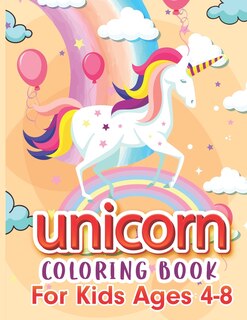 Couverture_Unicorn Coloring Book For Kids Ages 4-8