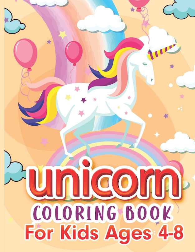 Couverture_Unicorn Coloring Book For Kids Ages 4-8