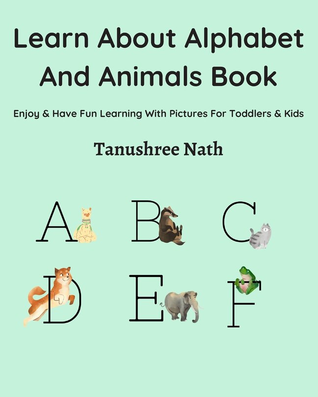 Couverture_Learn About Alphabet And Animals Book