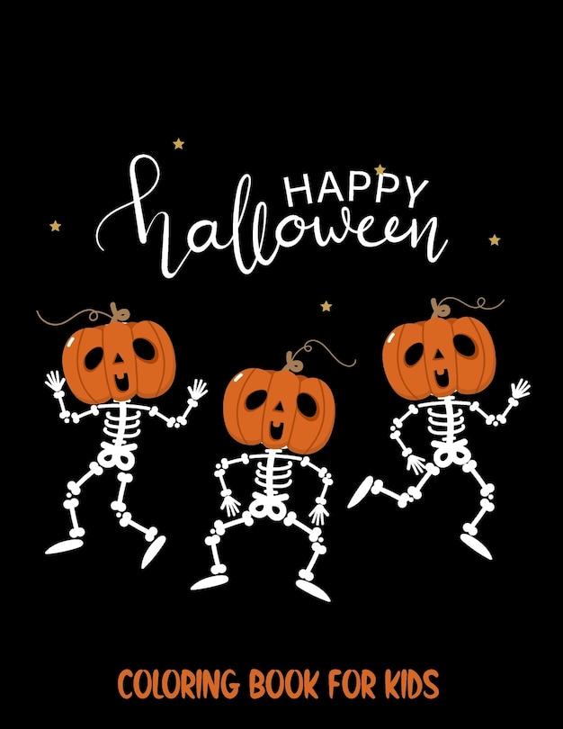 Couverture_Happy Halloween Coloring book for Kids