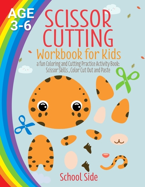 Front cover_Scissor Cutting Workbook for Kids