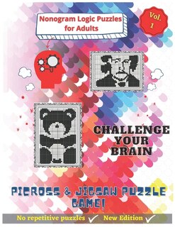 Front cover_Nonogram Logic Puzzles for Adults