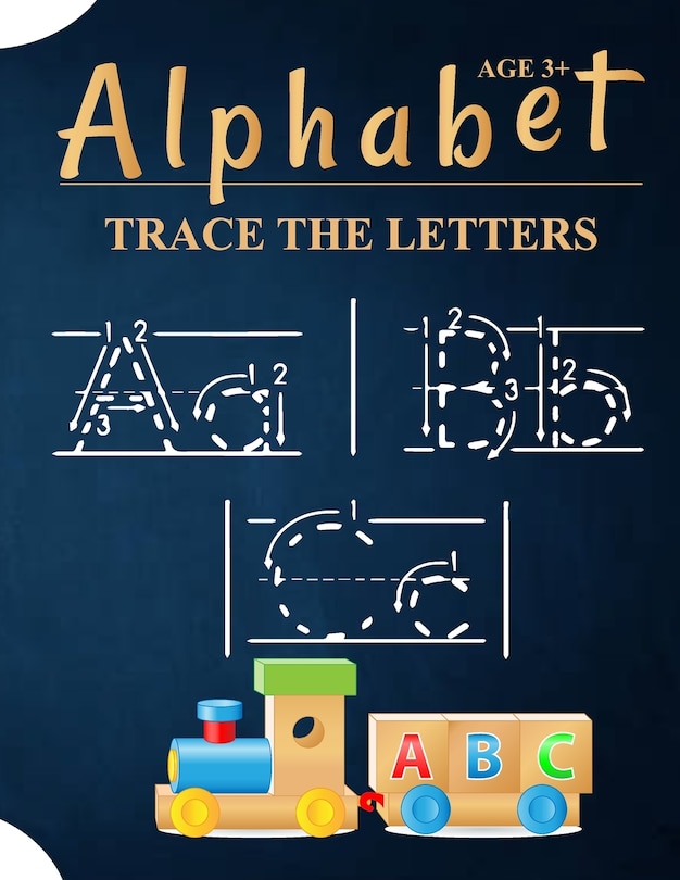 Front cover_Alphabet Trace The Letters Ages 3+