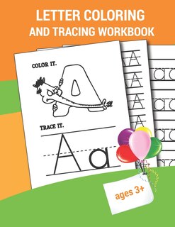 Front cover_Letter Coloring And Tracing Workbook