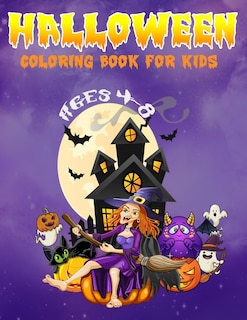 Front cover_Halloween Coloring Book for Kids Ages 4-8