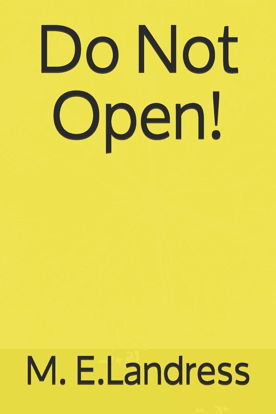 Couverture_Do Not Open!