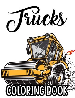 Front cover_Trucks Coloring Book