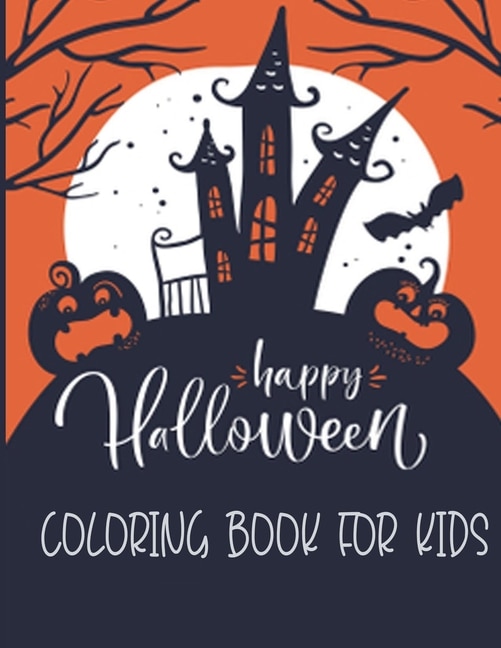 Front cover_Happy Halloween Coloring Book For Kids