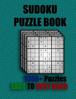 Couverture_Sudoku puzzle book 1000+ puzzles easy to very hard