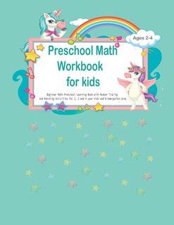 Front cover_Preschool Math Workbook for Kids Ages 2-4