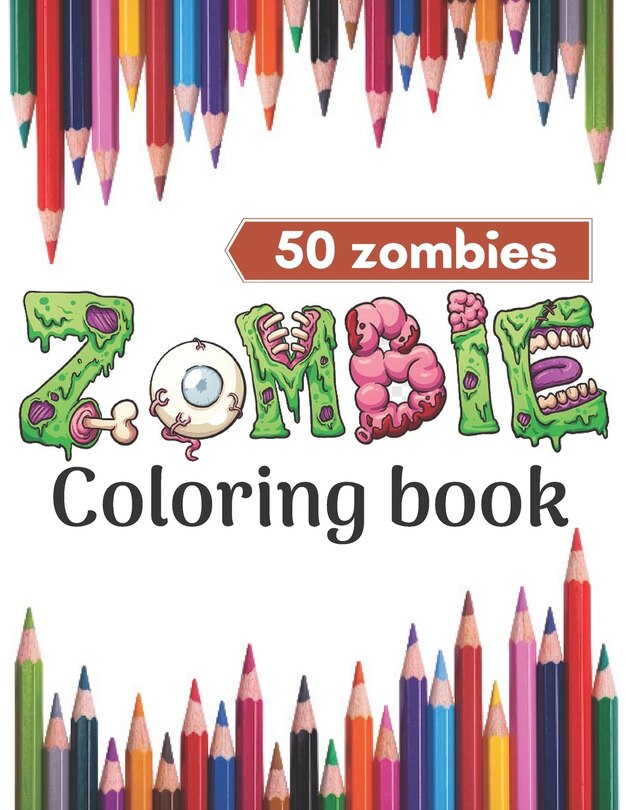 Front cover_Zombie coloring book.