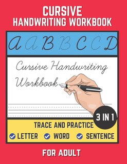 Front cover_Cursive Handwriting Workbook For Adult