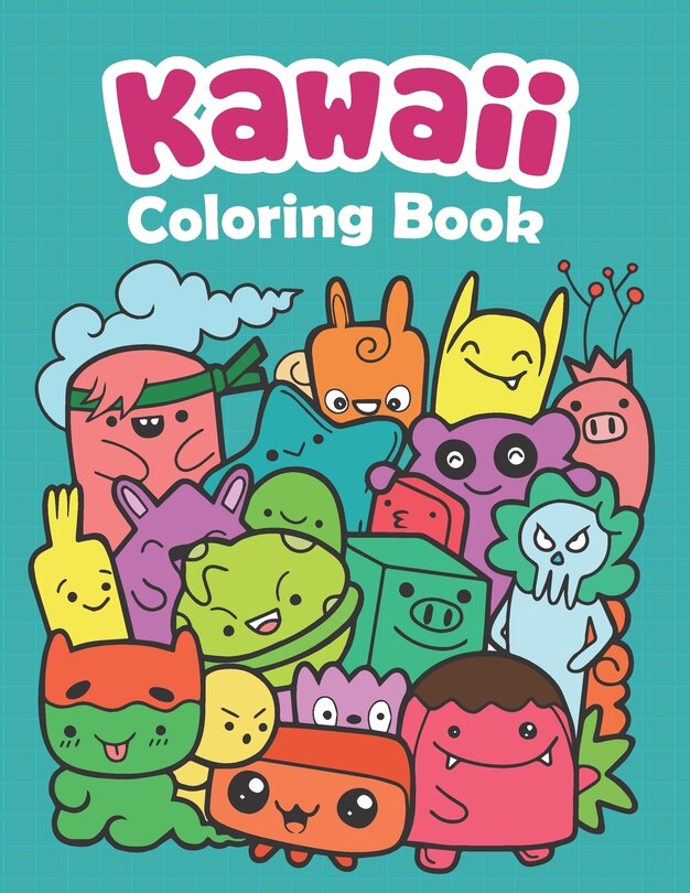 Front cover_Kawaii Coloring Book
