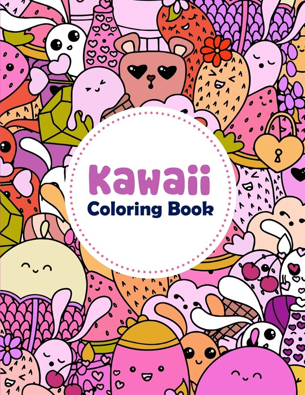Front cover_Kawaii Coloring Book