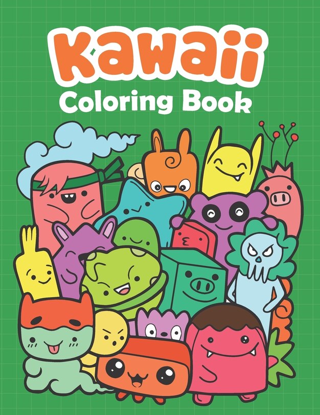 Front cover_Kawaii Coloring Book