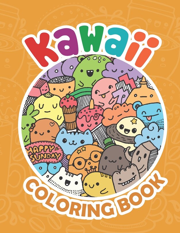 Front cover_Kawaii Coloring Book