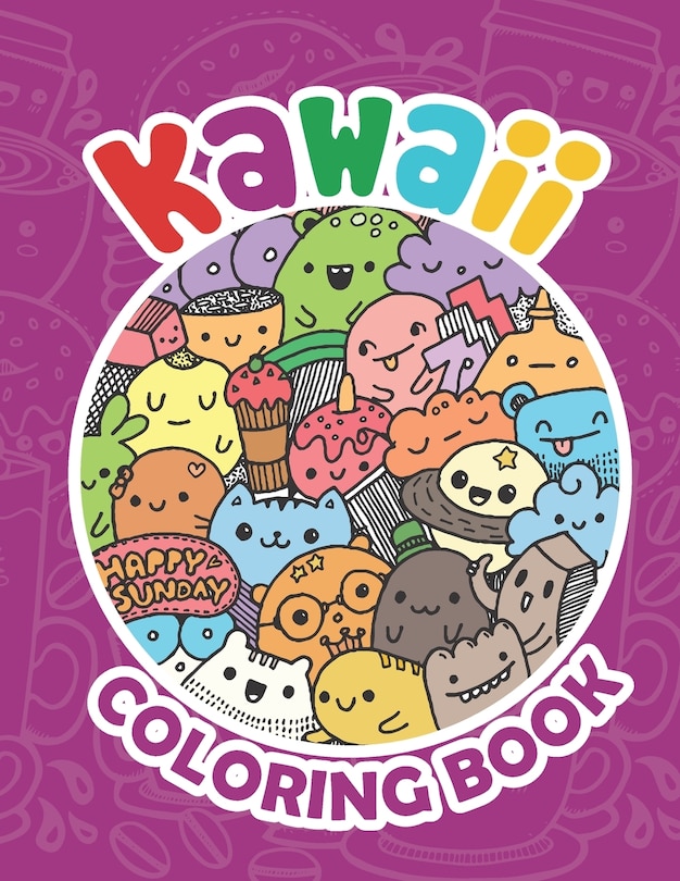 Front cover_Kawaii Coloring Book