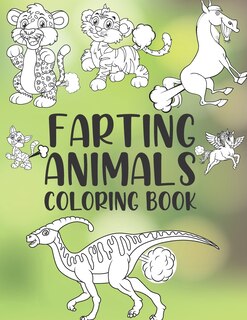 Front cover_Farting Animal Coloring Book