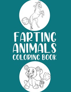 Front cover_Farting Animal Coloring Book