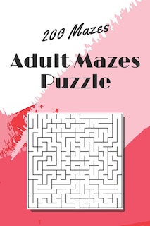 Front cover_Adult Mazes Puzzle