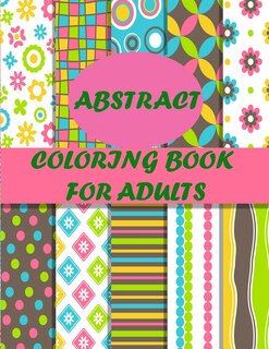 Front cover_Abstract Coloring Book For Adults