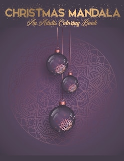 Couverture_Christmas Mandala An Adult Coloring Book