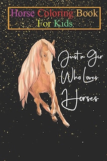 Front cover_Horse Coloring Book For Kids