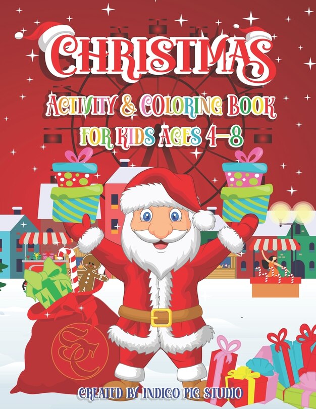 Couverture_Christmas Activity Book for Kids ages 4-8