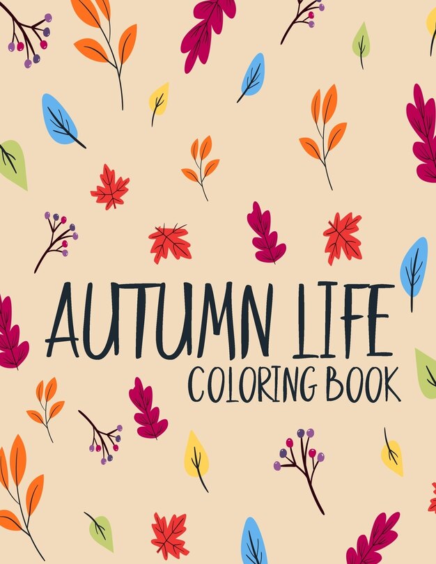 Front cover_Autumn Life Coloring Book