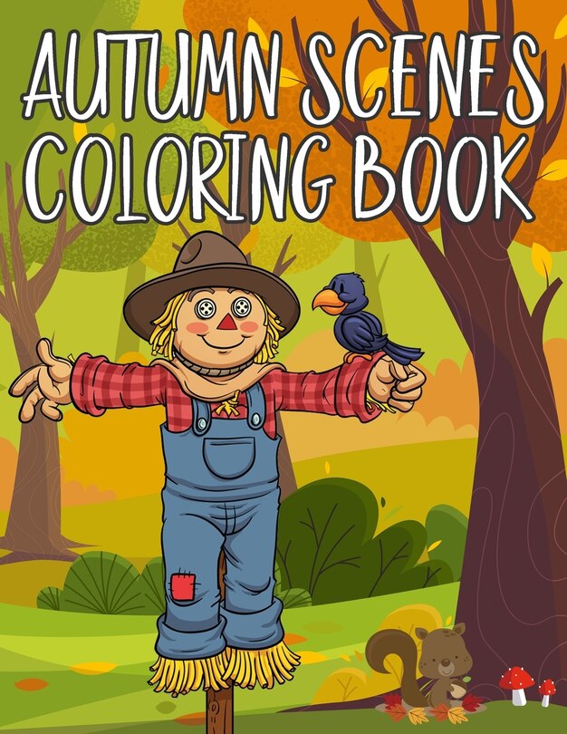Couverture_Autumn Scenes Coloring Book