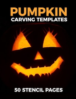 Front cover_Pumpkin Carving Templates 50 Stencil Pages