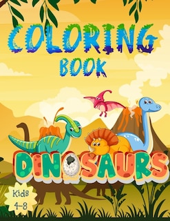 Front cover_Dinosaur Coloring Book for Kids