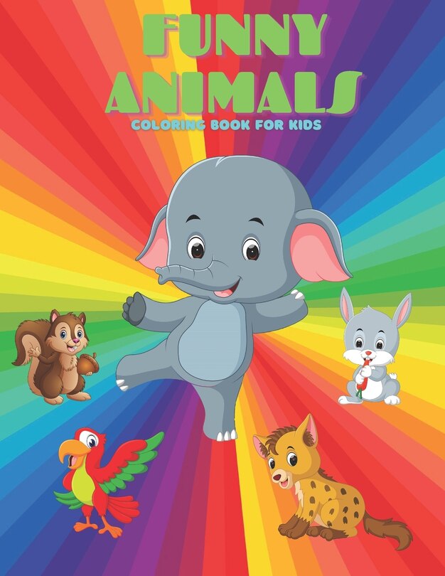 Couverture_FUNNY ANIMALS - Coloring Book For Kids