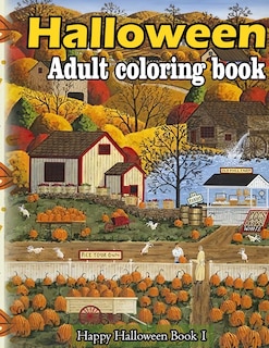Couverture_Halloween adult coloring book