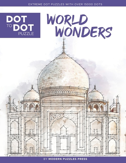 Front cover_World Wonders - Dot to Dot Puzzle (Extreme Dot Puzzles with over 15000 dots)
