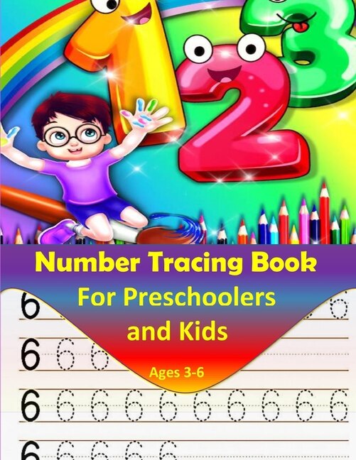Couverture_Number Tracing book for Preschoolers and kids ages 3-6