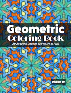 Front cover_Geometric Coloring Book, Volume 19