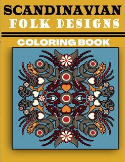 Front cover_Scandinavian Folk Designs Coloring Book