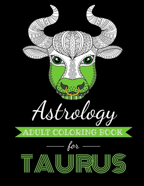 Couverture_Astrology Adult Coloring Book for Taurus