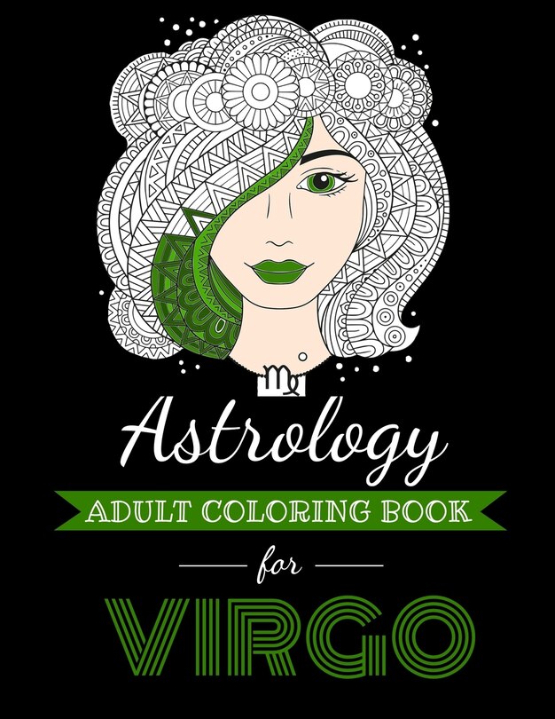 Couverture_Astrology Adult Coloring Book for Virgo