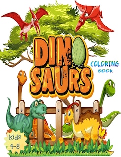 Front cover_Dinosaurs Coloring Book