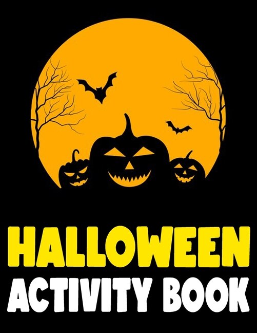 Halloween Activity Book: Halloween Word Search, Step-by-Step Drawing Guide to Draw Monsters, Cute Monsters Coloring pages, Halloween Mazes and More