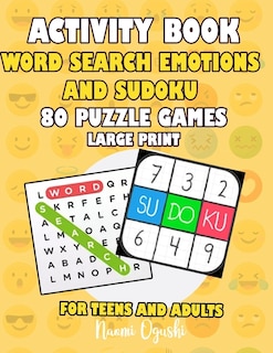 Couverture_Activity Book Word Search and Sudoku Lovers 80 Puzzle Games Large Print Teens and Adults