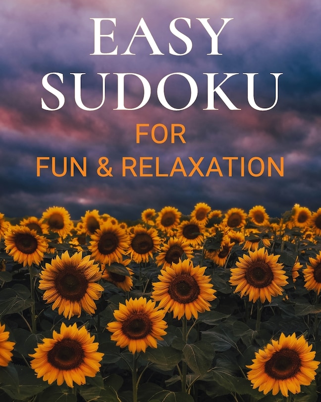 Front cover_Easy Sudoku for Fun & Relaxation